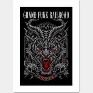 GRAND FUNK RAILROAD BAND MERCHANDISE Posters and Art